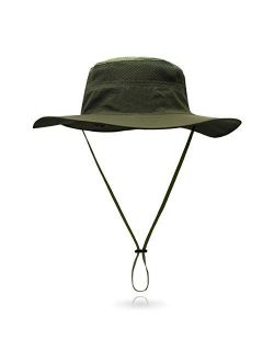 Outdoor Sun Hat Bucket Hats for Women Sun Protection Mesh Cap Quick-Dry UPF 50+