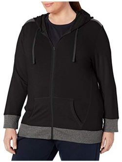 Women's Plus Size Active French Terry Full-Zip Hoodie