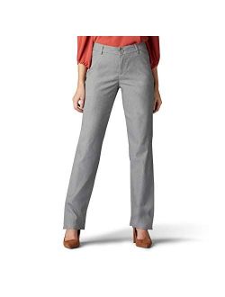 Women's Wrinkle Free Relaxed Fit Straight Leg Pant
