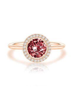 Swarovski Crystal 14K White Gold Plated Birthstone Rings | Rings for Women