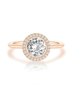 Swarovski Crystal 14K White Gold Plated Birthstone Rings | Rings for Women