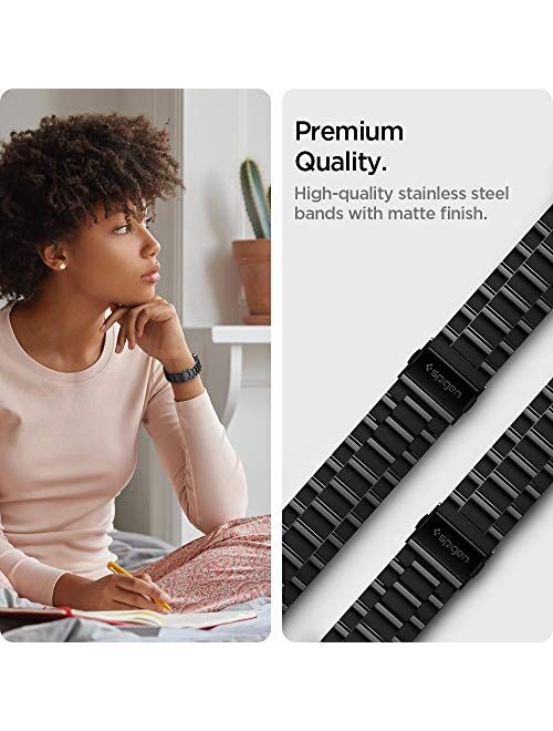 Spigen Modern Fit Designed for Samsung Galaxy Watch 42mm Band (2018) Black Variation Parent