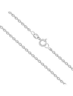 Honolulu Jewelry Company Sterling Silver 1.5mm Cable Chain, 14" - 36"
