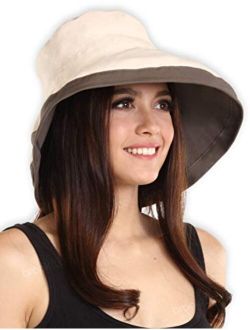 Sun Hat for Women - UV Protection Hiking & Gardening/Garden Hat - Wide Brim Summer Cap for Safari, Fishing & Beach Travels
