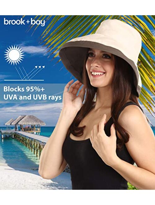 Brooks Sun Hat for Women - UV Protection Hiking & Gardening/Garden Hat - Wide Brim Summer Cap for Safari, Fishing & Beach Travels