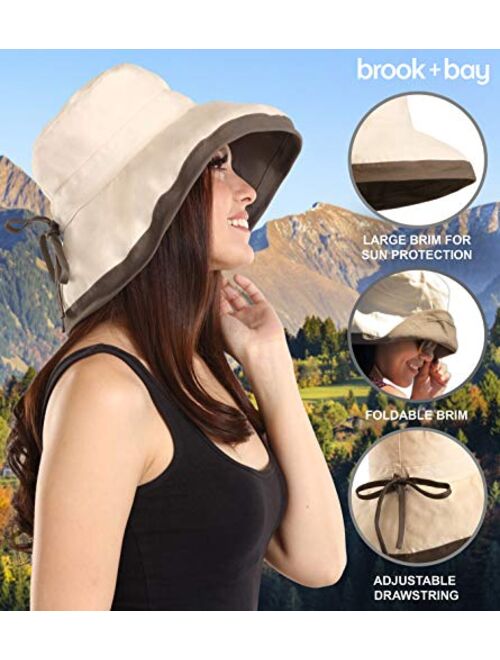 Brooks Sun Hat for Women - UV Protection Hiking & Gardening/Garden Hat - Wide Brim Summer Cap for Safari, Fishing & Beach Travels