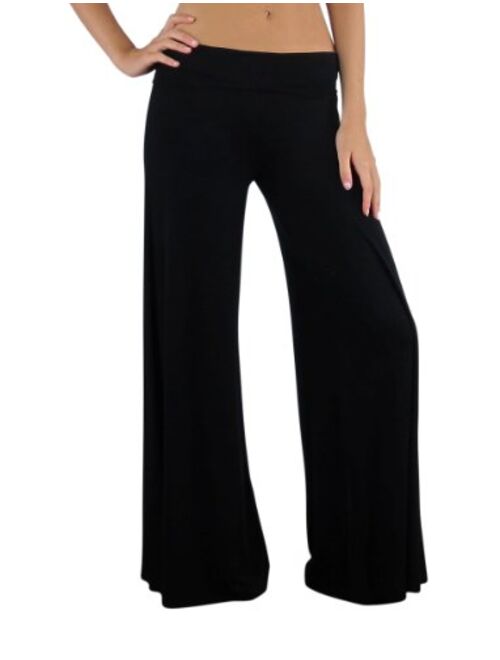 Free to Live Wide Leg Palazzo Gaucho Pants for Women for Lounging & Yoga