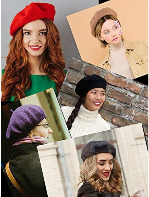NYFASHION101 French Style Lightweight Casual Classic Solid Color Wool Beret