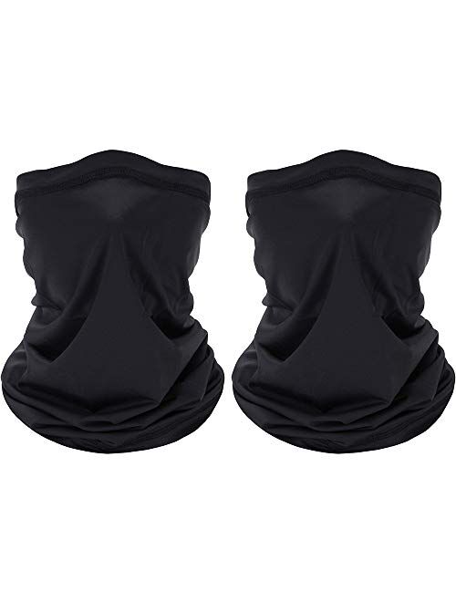 FayTun Neck Gaiter Shield Scarf Bandana Face Mask, Seamless UV Protection Headbands Face Cover Scarf