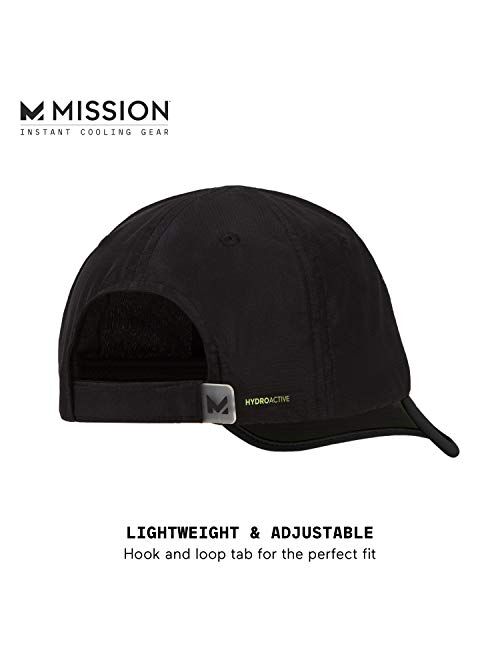 MISSION Cooling Performance Hat- Unisex Baseball Cap, Cools When Wet