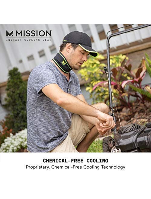 MISSION Cooling Performance Hat- Unisex Baseball Cap, Cools When Wet