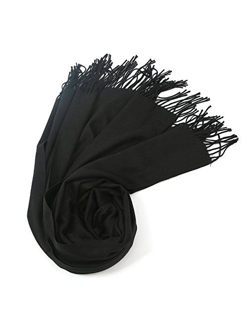 LERDU Womens Cashmere Shawls Wraps Scarves Fashion Large Warm Shawls Xmas Gift Idea Winter Pashmina Shawls for Women