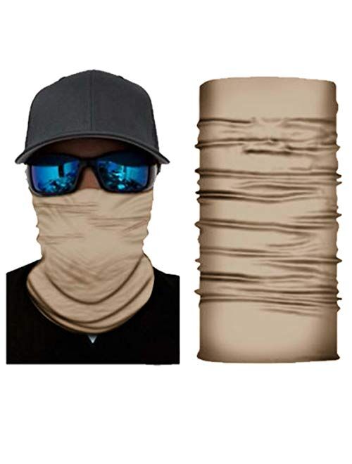 10 Pack of Sun UV Dust Protection Windproof Bandana Face Clothing Neck Gaiter Cover Magic Scarf Balaclava Scarf