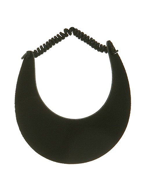 MG Women's Cotton Solid String Sun Visor Hat