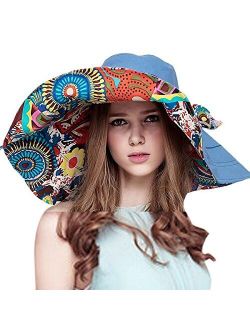 HAPEE Large Wide Brim Sun Hat for Women,Summer Hats for Beach Garding,Floppy
