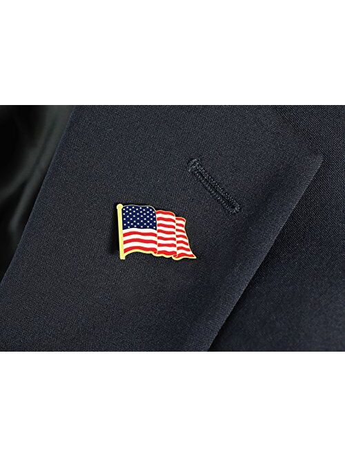 Forge American Flag Lapel Pin Proudly Made in USA (1 Piece)