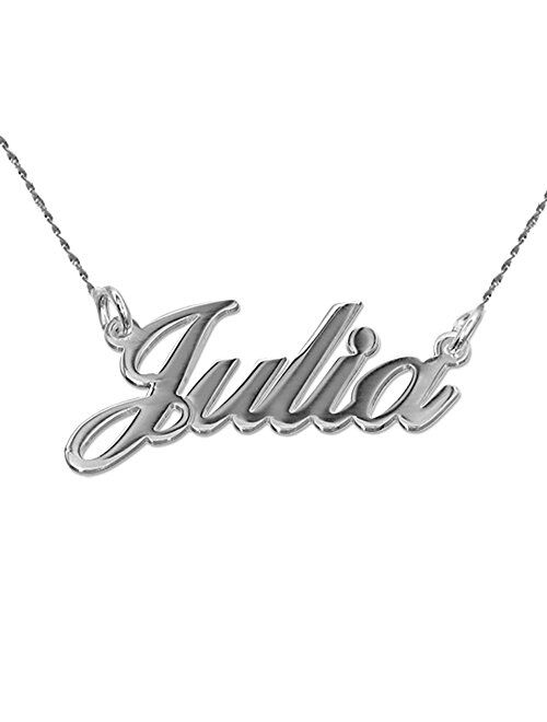 Buy MyNameNecklace Personalized Classic Name Necklace -Custom Made ...