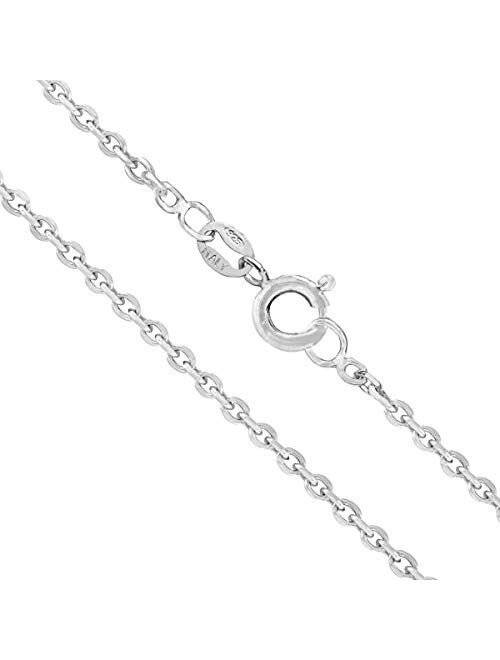 Honolulu Jewelry Company Sterling Silver 2mm Cable Chain, 14" - 36"