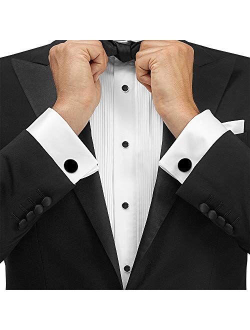 Rovtop Cufflinks and Studs Set for Tuxedo Shirts Business Wedding