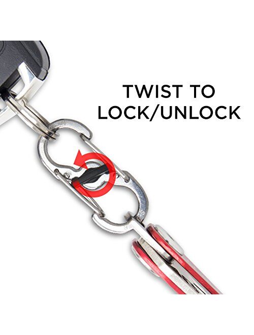 KeySmart Accessory Pack - Expansion Pack-14 Keys, Quick Disconnect and Bottle Opener