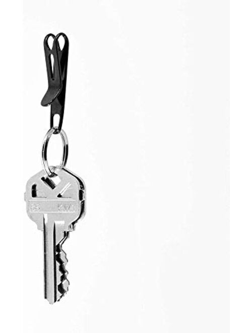 KeySmart Nano Clip - Pocket Clip Key Ring Holder - Secure Your Key Chain, Eliminates Pocket Bulge