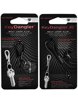 KeySmart Key Dangler Pack - Clip Your KeySmart to Anything (Key Dangler & Key Dangler XL)