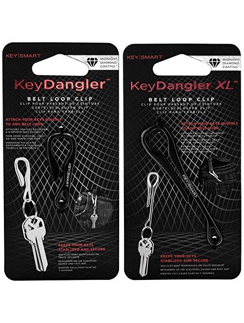 KeySmart Key Dangler Pack - Clip Your KeySmart to Anything (Key Dangler & Key Dangler XL)