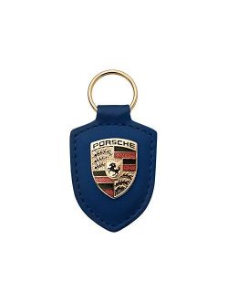 Porsche Genuine Key Chain Ring Vehicle Keys Crest Keyfob