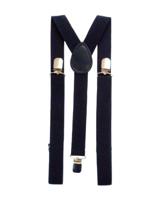 Max-mph Men's Plain Trouser Braces Suspenders