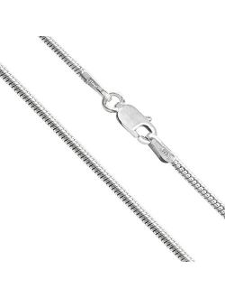 Honolulu Jewelry Company Sterling Silver 1.9mm Snake Chain Necklace, 14" - 36"