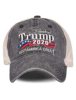 Donald Trump 2020 Hat Keep America Great Embroidered MAGA USA Adjustable Baseball Cap