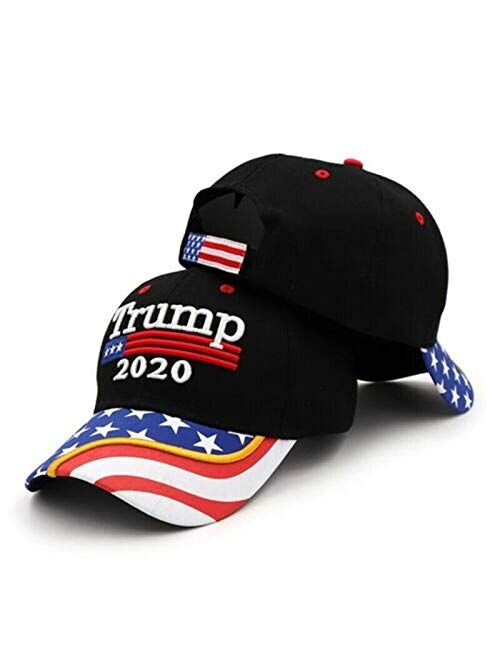 Made in USA Donald Trump Hat 2020 MAGA Keep America Great Camo Hat Adjustable Baseball Cap Hat