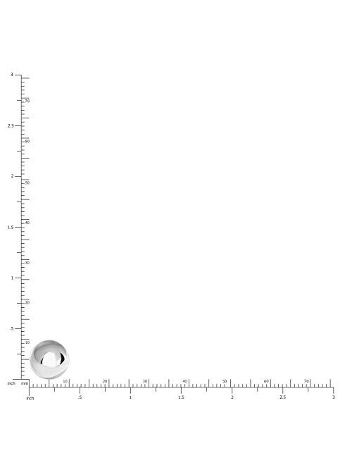 14K Gold Ball Stud Earrings, 2mm - 10mm