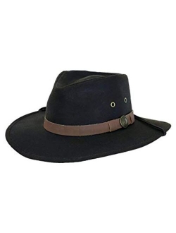 Outback Trading Company Unisex 1480 Kodiak UPF 50 Waterproof Breathable Outdoor Western Cotton Oilskin Hat