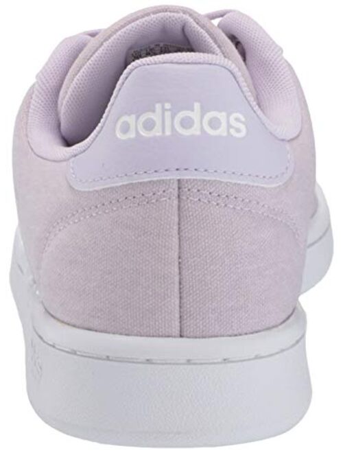 adidas Women's Grand Court Sneaker, Purple tint/ftwr White/ftwr White, 5 M US
