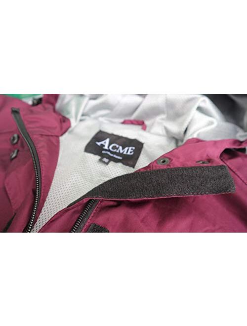 Acme Projects Rain Suit (Jacket + Pants), 100% Waterproof, Breathable, Taped Seam, 10000mm/3000gm, YKK Zipper