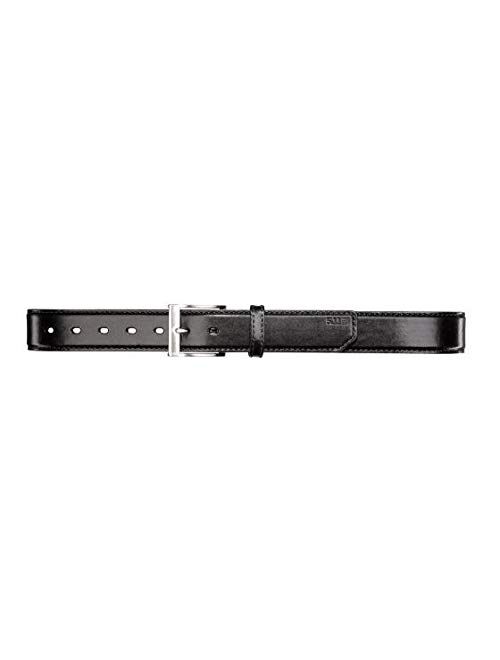 5.11 Tactical Men's 1.5" Casual Leather Belt - Plainclothes Duty or Covert Operations, Style 59501