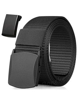 Nylon Belt, Men Military Tactical Breathable Belt. fast through the airport Metal security Detect