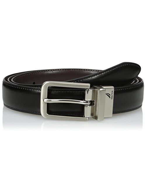 Nautica Men's Leather Reversible Belt
