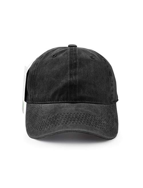 Baseball Cap, UltreKey Washed Cotton Adjustable Sport Outdoor Sun Cap Unisex Hip hop Casual Hat Snapback Cap