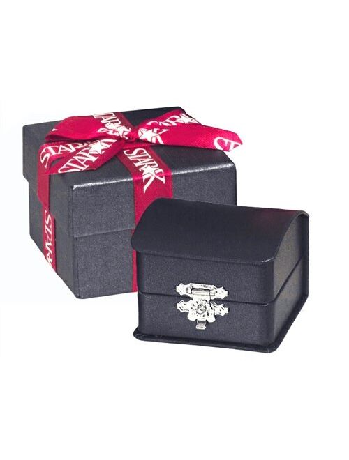 Star K Choice of 10k Gold or Sterling Silver Heart Shape 8mm Endless Love Pendant Necklace