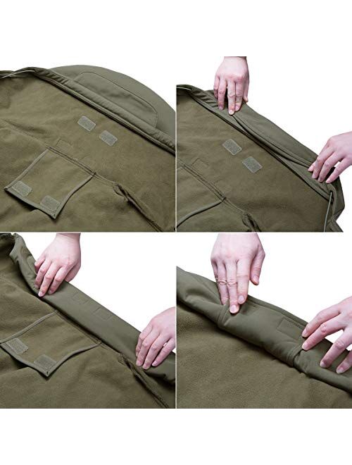 FREE SOLDIER Men's Fleece Lined Softshell Jacket Water Resistant Tactical Jacket