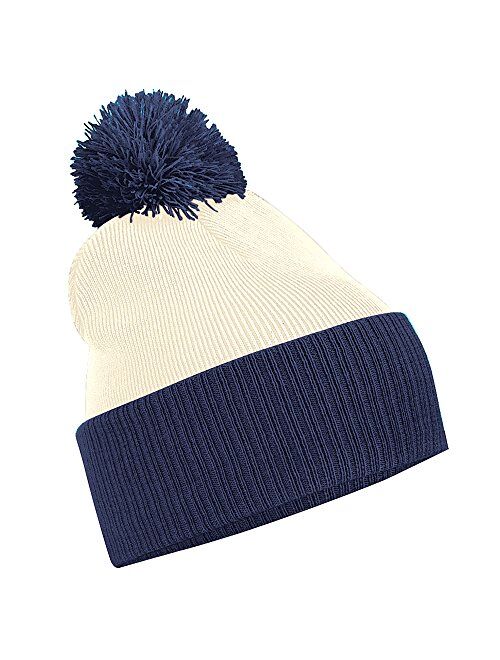 Beechfield Snowstar Duo Two-Tone Winter Beanie Hat