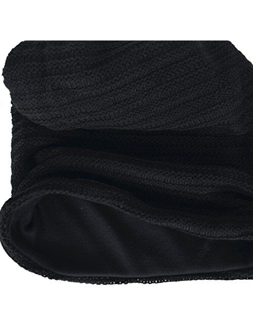 VECRY Men's Slouchy Beanie Knit Crochet Rasta Cap for Summer Winter