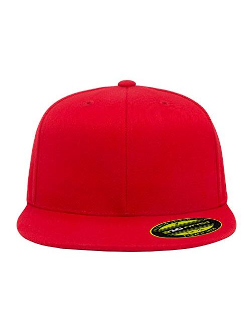 Flexfit Premium 210 Fitted Flat Brim Baseball Hat