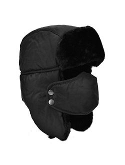 DOXHAUS Unisex Winter Ear Flap, Trooper, Trapper, Bomber Hat, Keeping Warm While Skating, Skiing Other Outdoor Activities
