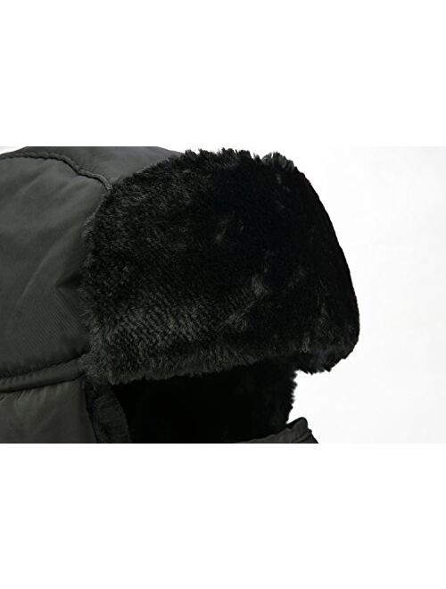 DOXHAUS Unisex Winter Ear Flap, Trooper, Trapper, Bomber Hat, Keeping Warm While Skating, Skiing Other Outdoor Activities