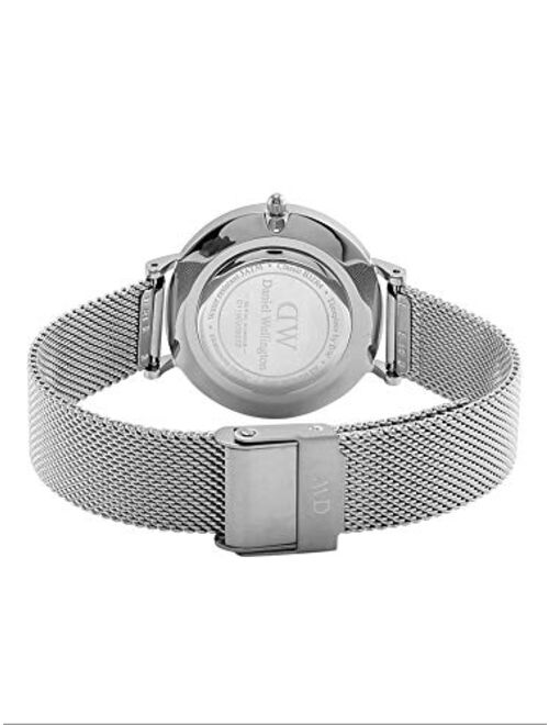 Daniel Wellington Petite Sterling Watch, Silver Mesh Bracelet