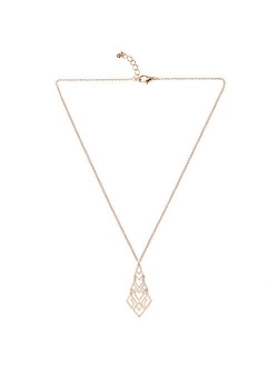 D EXCEED Women's Chandelier Drop Earrings Gift Wrapped Fashion Gold Cutout Tiered Dangle Drop Earrings