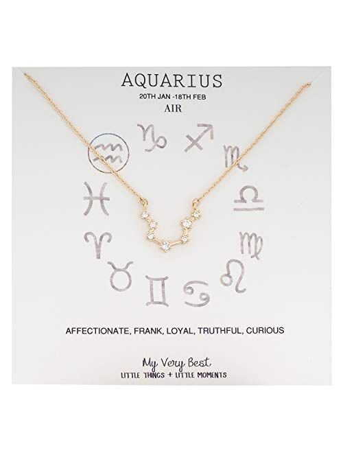 My Very Best Horoscope Constellation Zodiac Sign Necklace
